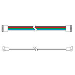 B90 90 Degree Dual Ended Connector - Black