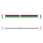 B90 90 Degree Dual Ended Connector - Black