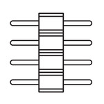 PIN Connectors - White
