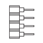 PIN Connectors - White