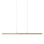 Stiletto Linear Pendant - Overstock - Bright Satin Aluminum / Frosted