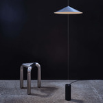 Wisp Suspension Floor Lamp - Brushed Aluminum / Brushed Aluminum