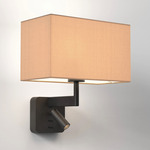 Beaumont Reading Wall Sconce - Matte Black / Oyster
