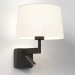 Beaumont Reading Wall Sconce - Matte Black / White