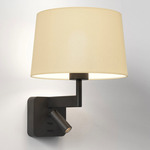 Beaumont Reading Wall Sconce - Matte Black / Putty