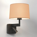 Beaumont Reading Wall Sconce - Matte Black / Oyster