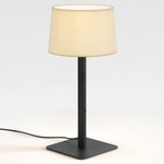Beaumont Table Lamp - Matte Black / Putty