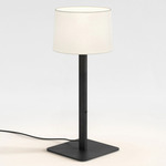 Beaumont Table Lamp - Matte Black / White