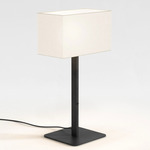 Beaumont Table Lamp - Matte Black / White