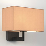 Beaumont Wall Sconce - Matte Black / Oyster