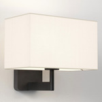 Beaumont Wall Sconce - Matte Black / White
