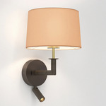 Club Reading Wall Sconce - Bronze / Brass / Oyster