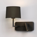 Side By Side Wall Sconce - Matte Black / Black