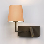 Side By Side Wall Sconce - Bronze / Oyster