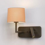 Side By Side Wall Sconce - Bronze / Oyster