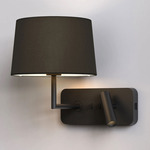 Side By Side Wall Sconce - Matte Black / Black
