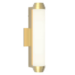 Burlington Wall Sconce - Matte Gold / White