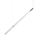 Flare Pendant - Brushed Bronze / Spiral White
