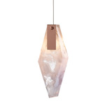 Fragments Pendant - Brushed Bronze / White Fragmentglass