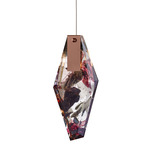 Fragments Pendant - Brushed Bronze / Black Fragmentglass