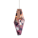 Fragments Pendant - Brushed Bronze / Flamingo Mint Fragmentglass
