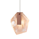 Fragments Pendant - Brushed Bronze / White Fragmentglass