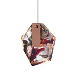 Fragments Pendant - Brushed Bronze / Black Fragmentglass