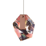 Fragments Pendant - Brushed Bronze / Flamingo Mint Fragmentglass