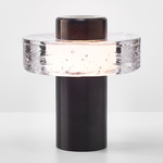 Ollo Portable Table Lamp - Brushed Anthracite / Clear