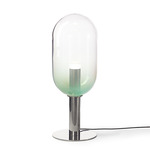Phenomena Capsule Floor Lamp - Brushed Silver / Mint Green