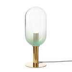 Phenomena Capsule Floor Lamp - Brushed Gold / Mint Green
