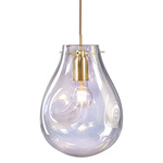 Soap Pendant - Brushed Gold / Pearl