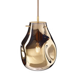 Soap Pendant - Brushed Gold / Gold