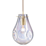 Soap Pendant - Brushed Gold / Pearl