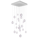 Dark & Bright Star Multi Light Pendant - Anthracite / White