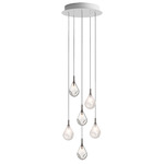 Soap Mini Multi Light Pendant - Anthracite / Frost / Clear