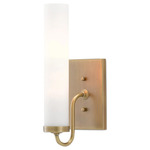 Brindisi Wall Sconce - Antique Brass / Frost
