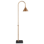 Vision Floor Lamp - Vintage Brass / Black