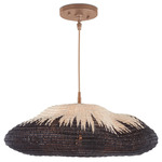 Comme Des Paniers Pendant - Khaki / Natural