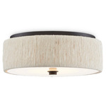 Tyrone Color-Select Ceiling Light - Black / Natural