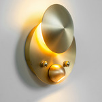 Naboo 2 Reading Wall Sconce - Satin Brass