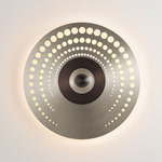 Atmos Pop Wall Sconce - Satin Nickel / Satin Graphite