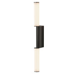Signal IP44 Double Wall Sconce - Satin Graphite / White