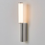 Signal IP44 Wall Sconce - Polished Nickel / White