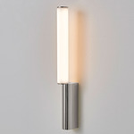 Signal IP44 Wall Sconce - Polished Nickel / White