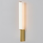 Signal IP44 Wall Sconce - Satin Brass / White