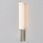 Signal IP44 Wall Sconce - Satin Nickel / White