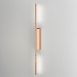 Link IP44 Double Wall Sconce - Satin Copper