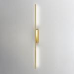 Link IP44 Double Wall Sconce - Polished Brass