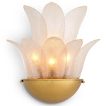 Melrose Wall Sconce - Antique Brass / Light Smoke